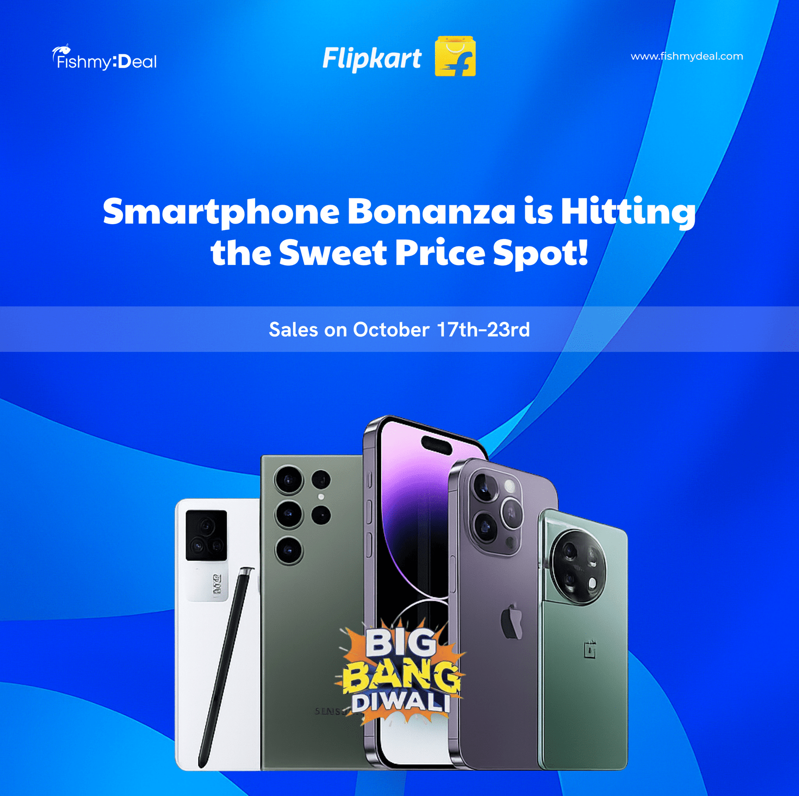 Flipkart Smartphone Bonanza Sale October 2025 – Top Offers