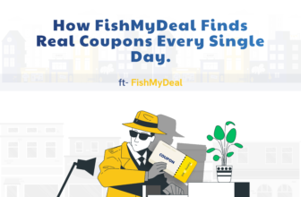 Behind the scenes at FishmyDeal updates showing deal verification and real coupons daily
